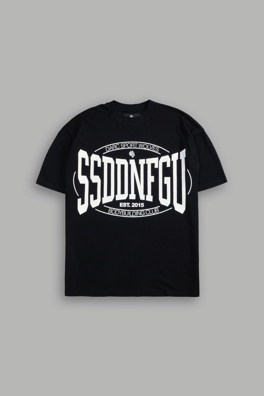 SSDDNFGU FRVR "Premium" Oversized Tee in Black — imagem 1