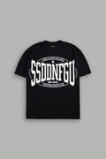SSDDNFGU FRVR "Premium" Oversized Tee in Black — imagem 1