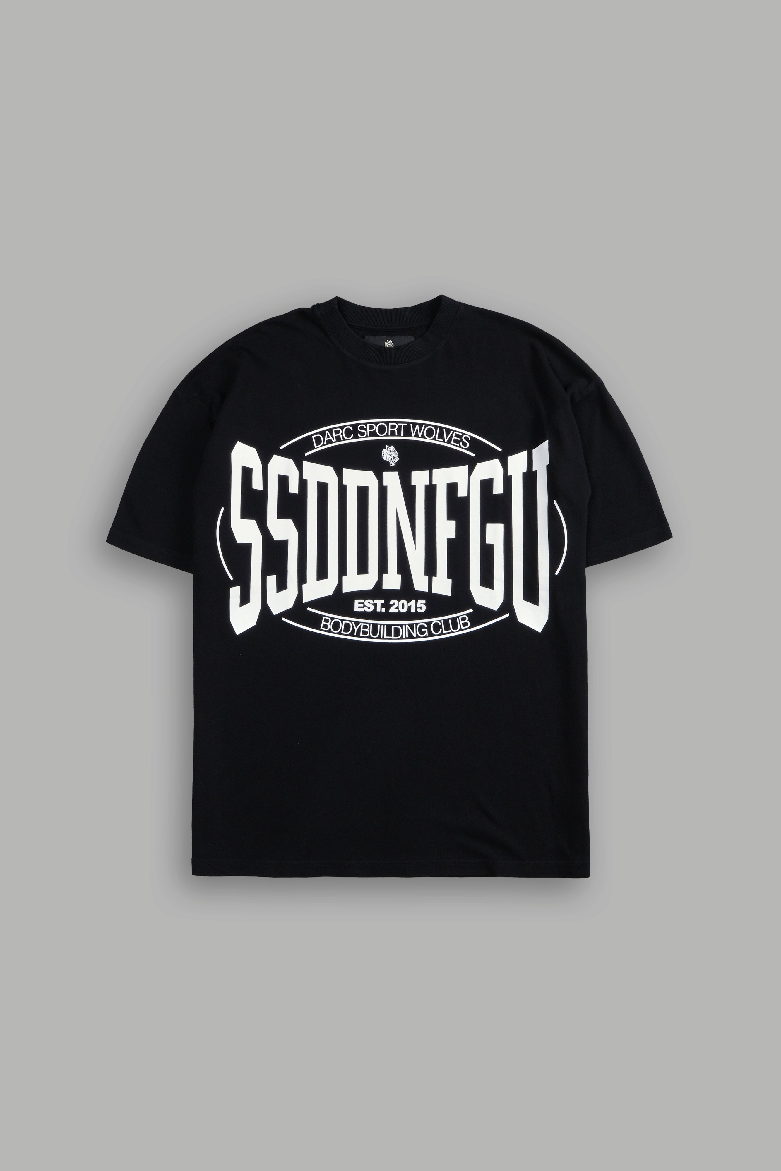 SSDDNFGU FRVR "Premium" Oversized Tee in Black — imagem 1