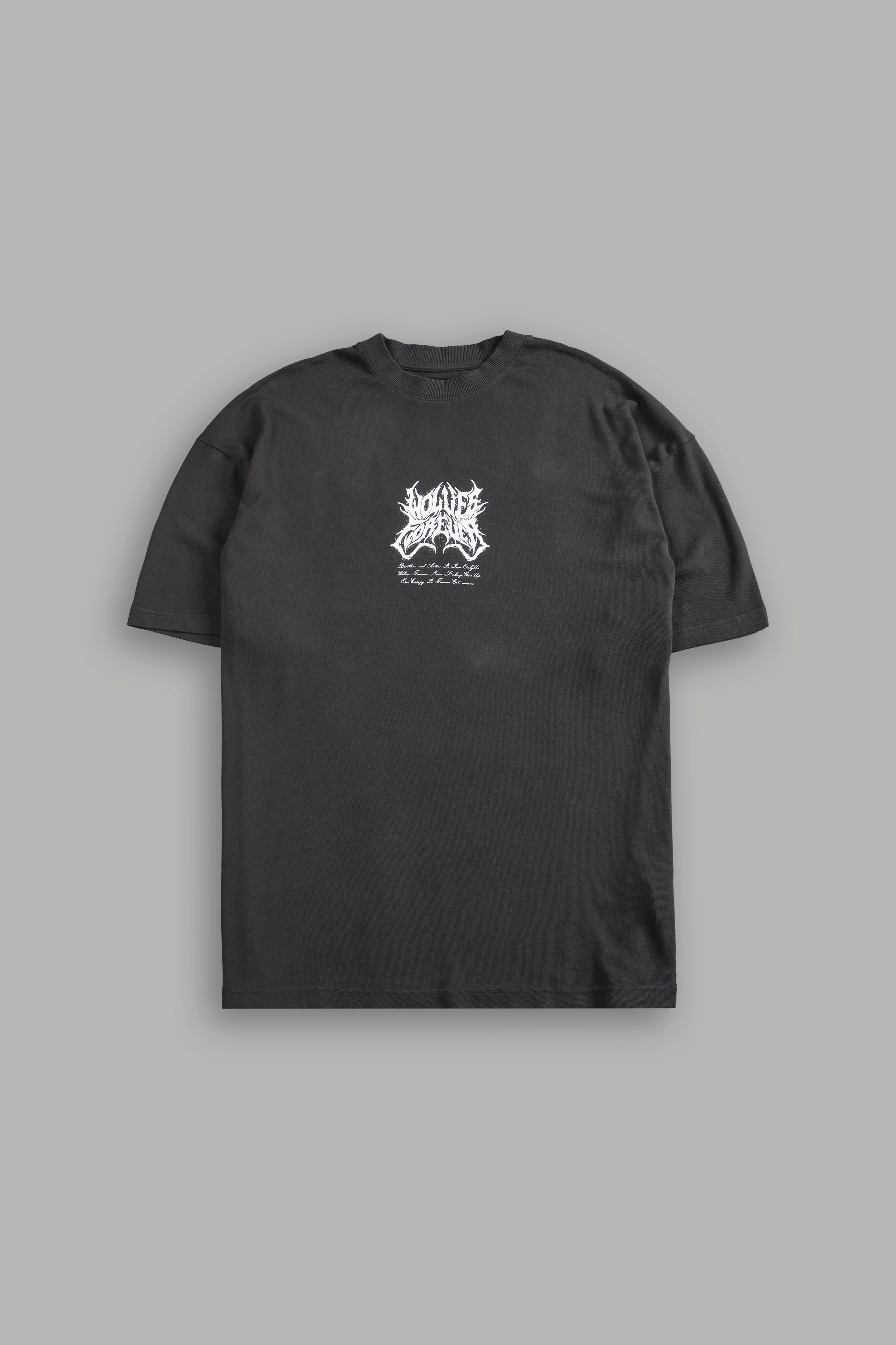 Sheer Loyalty "Premium" Oversized Tee in Wolf Gray — imagem 3