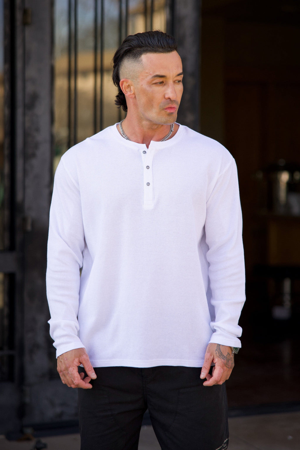 8034 - Henley Thermal Longsleeves — imagem 3