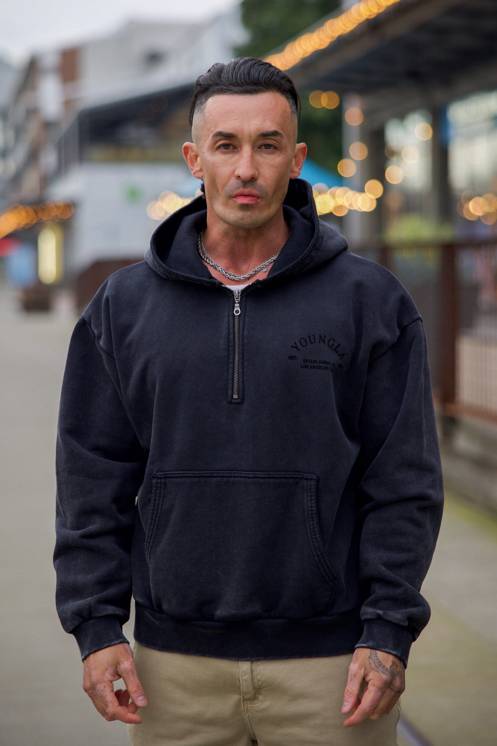 5169 - Old Money Quarter-Zip Hoodies — imagem 3