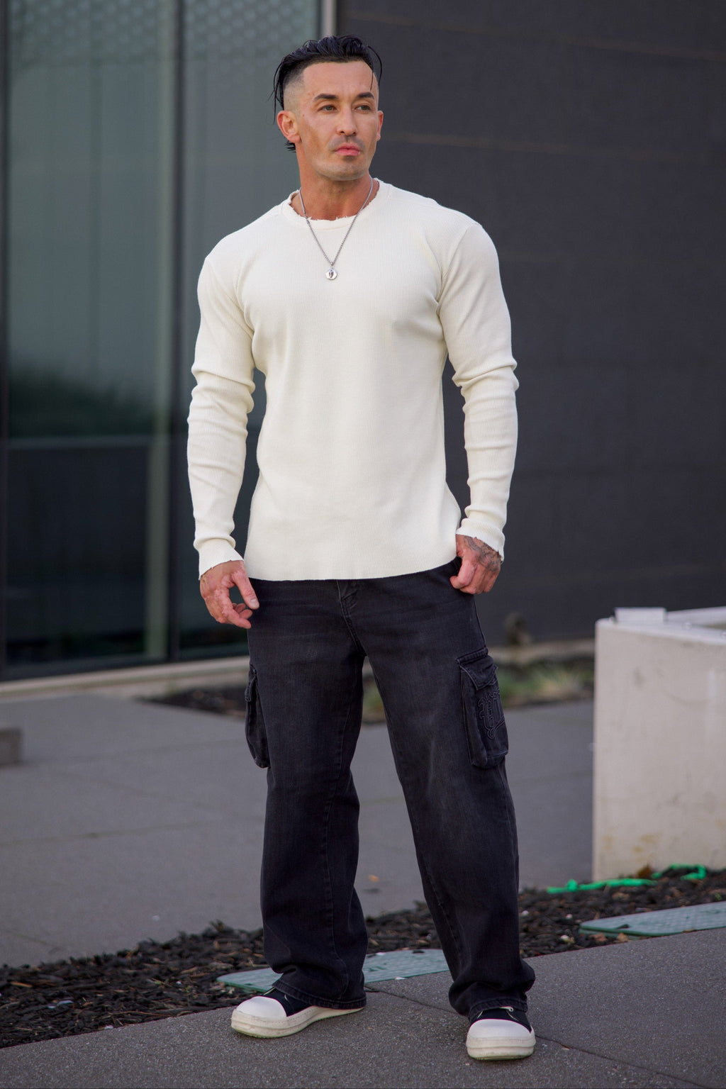 8094 - Tailored Waffle Longsleeves — imagem 3