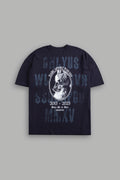 Wolf Blood "Premium" Oversized Tee in Nightshade — imagem 1
