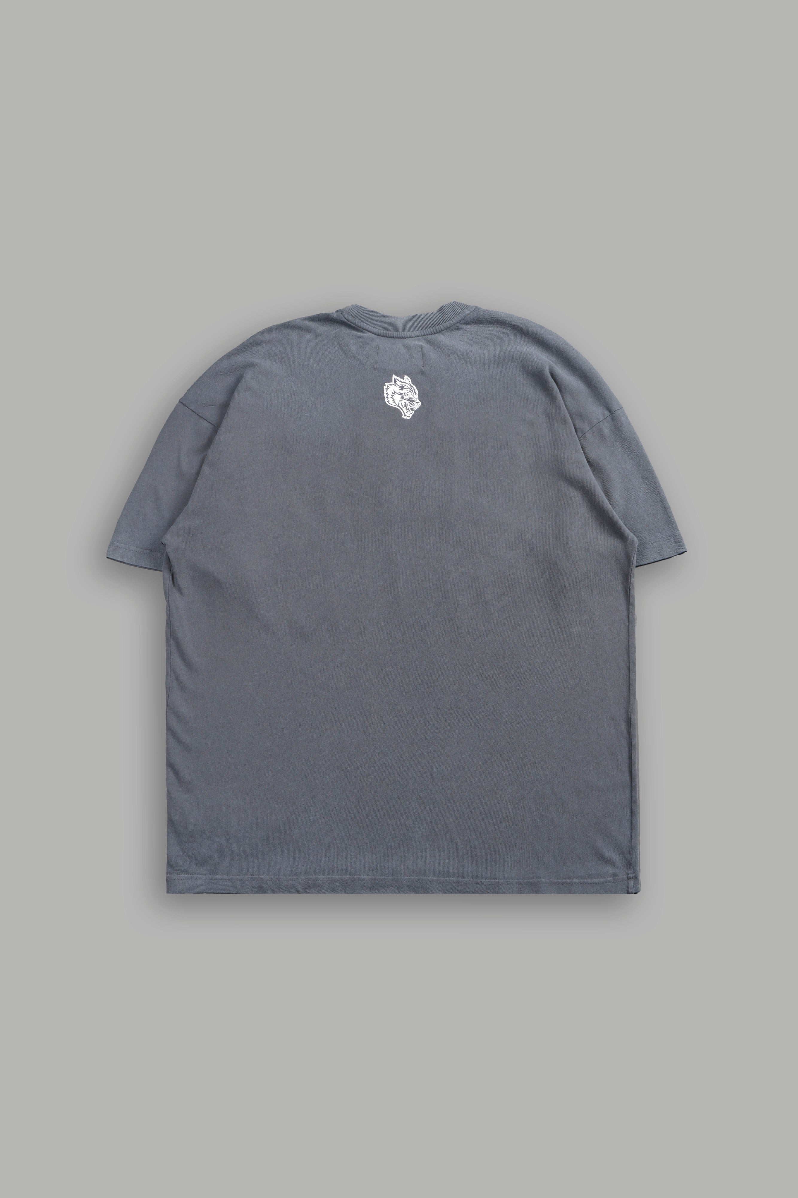 Ssddnfgu Bushido Premium Oversized Tee in Slate Gray — imagem 3