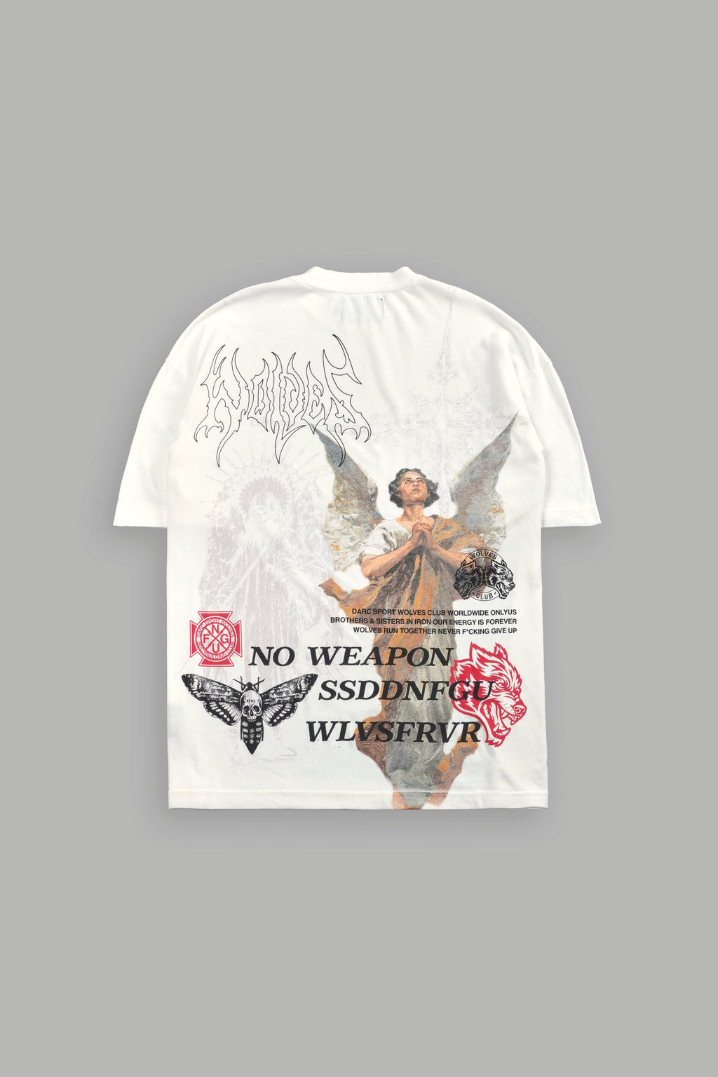 Consecration "Pump Cover" Tee in Cream — imagem 6