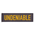 Woven Patch 11x3 - Undeniable - imagem 1