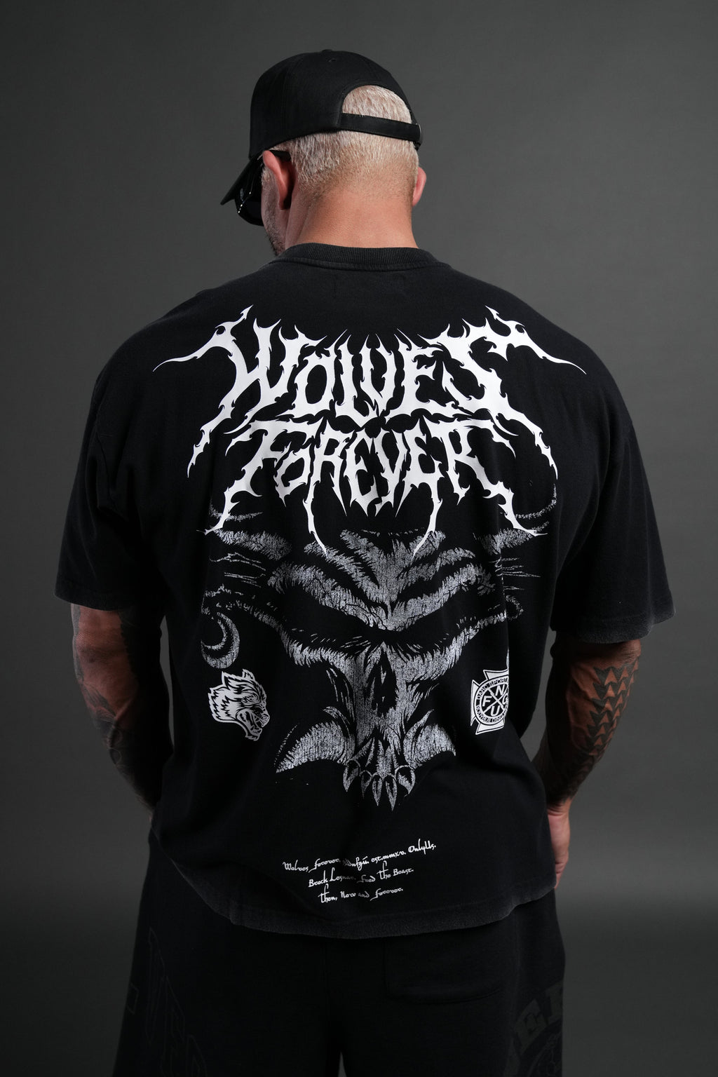 Feed the Beast Premium Oversized Tee in Black — imagem 4
