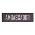 Woven Patch 11x3 - Ambassador - imagem 1