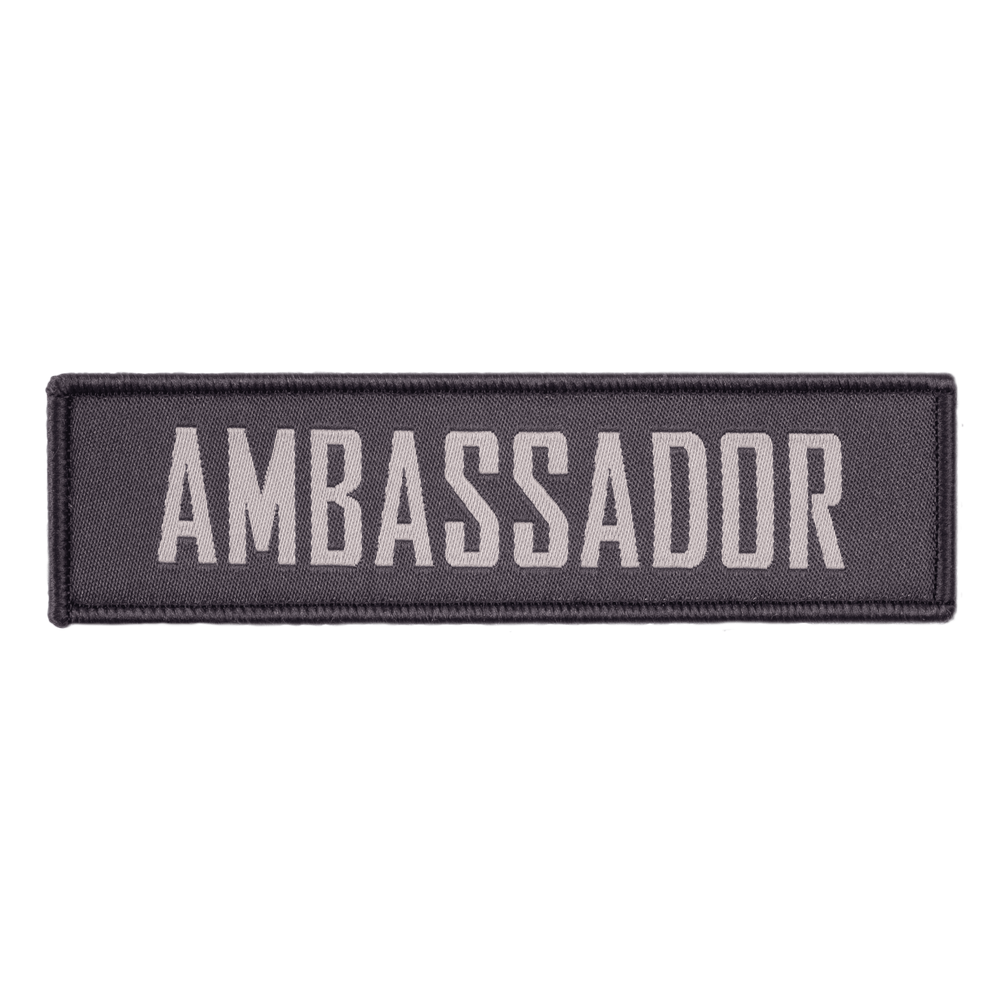 Woven Patch 11x3 - Ambassador - imagem 1