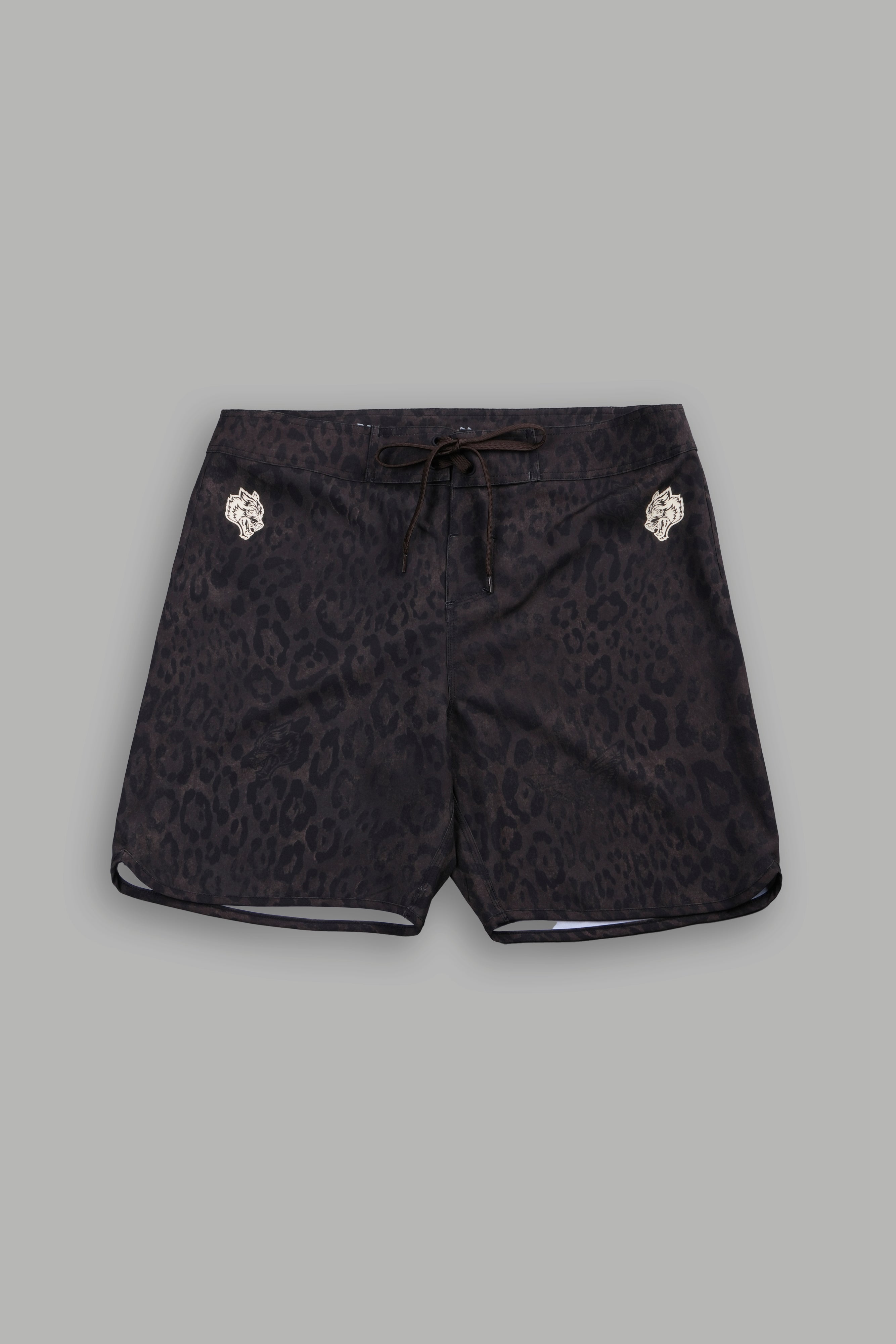 Dual Pyramid 7.5 No Weapon Stage Shorts in Darc Brown Leopard