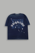 Ssddnfgu Bushido Premium Oversized Tee in Navy — imagem 1