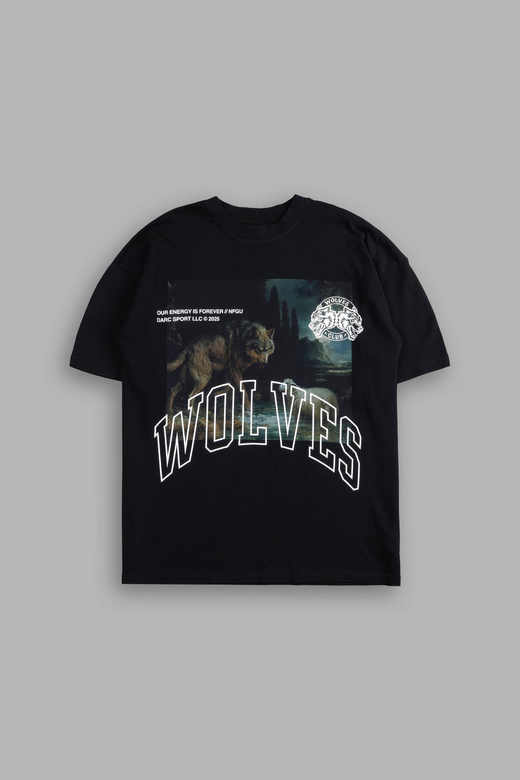 Don't Sleep "Premium" Oversized Tee in Black — imagem 1