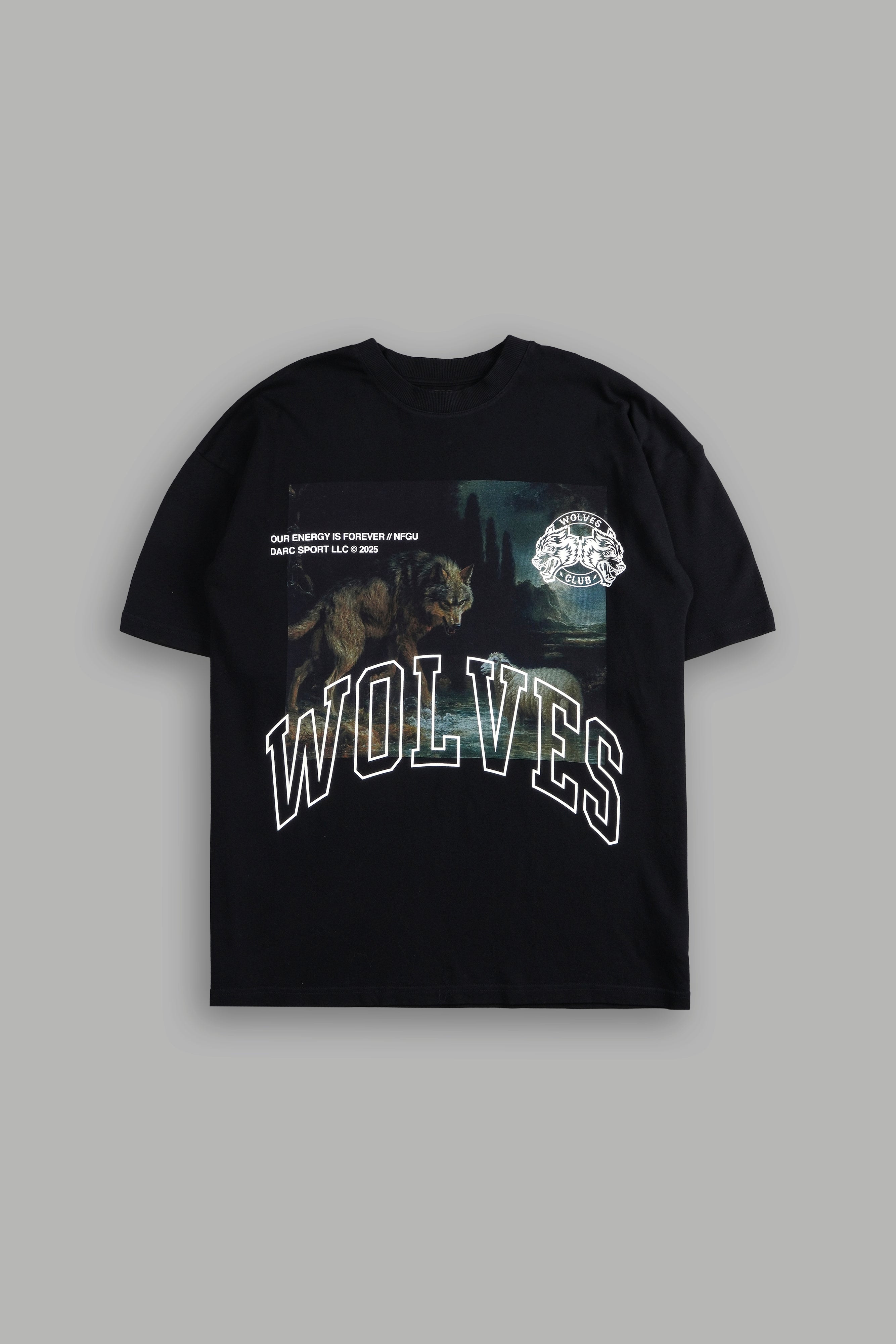 Don't Sleep "Premium" Oversized Tee in Black — imagem 1