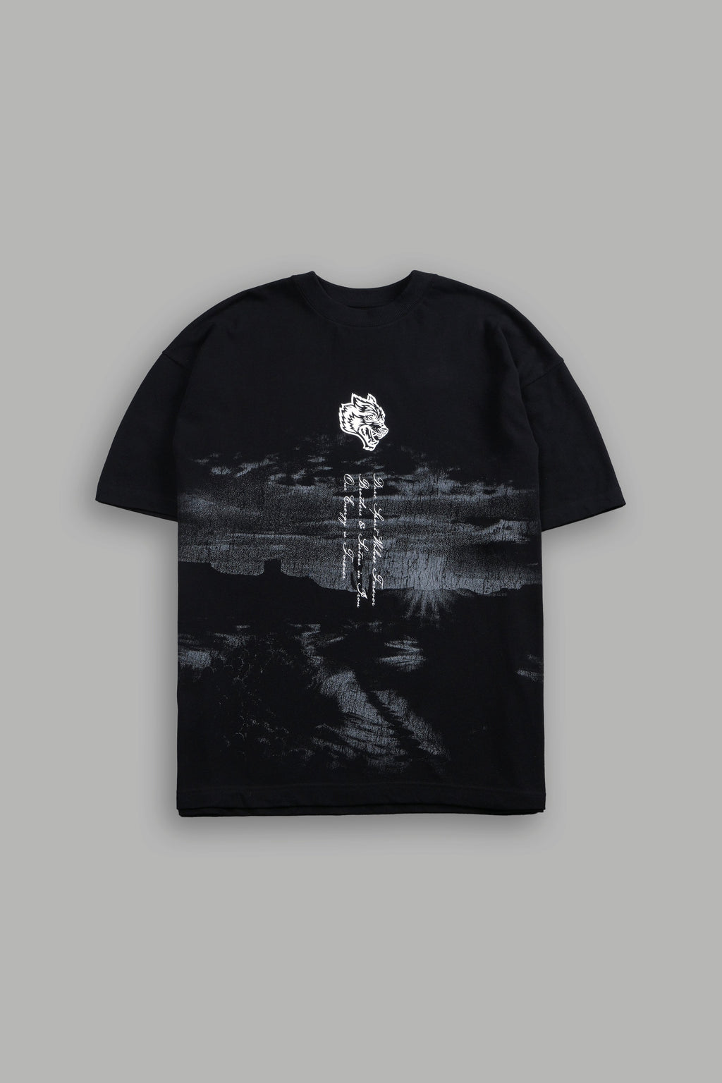 Our Journey Premium Oversized Tee in Black — imagem 1