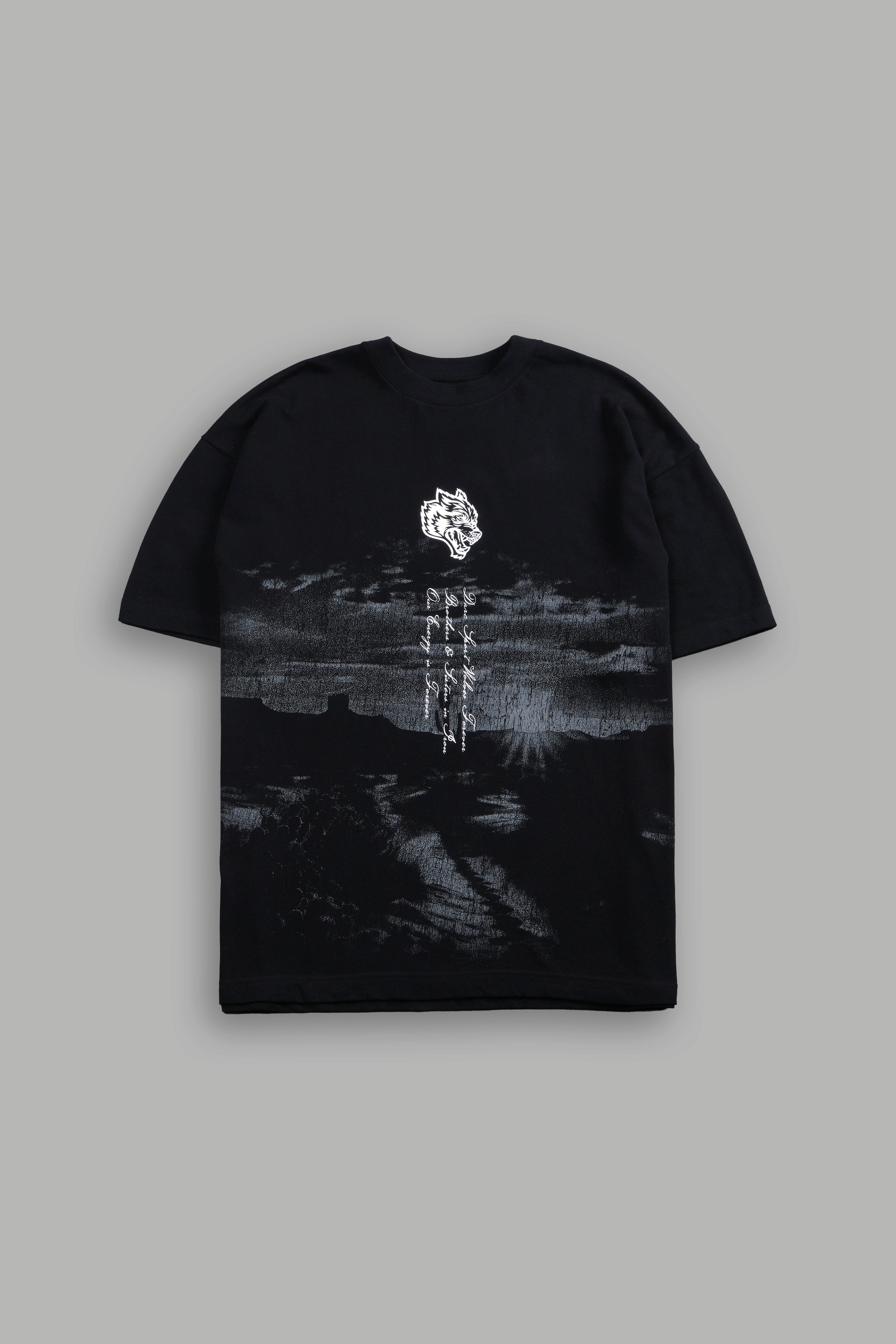 Our Journey Premium Oversized Tee in Black — imagem 1
