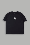 Wolves Pyramid V2 Dry Wolf Raglan Ss Tee In Black - imagem 1