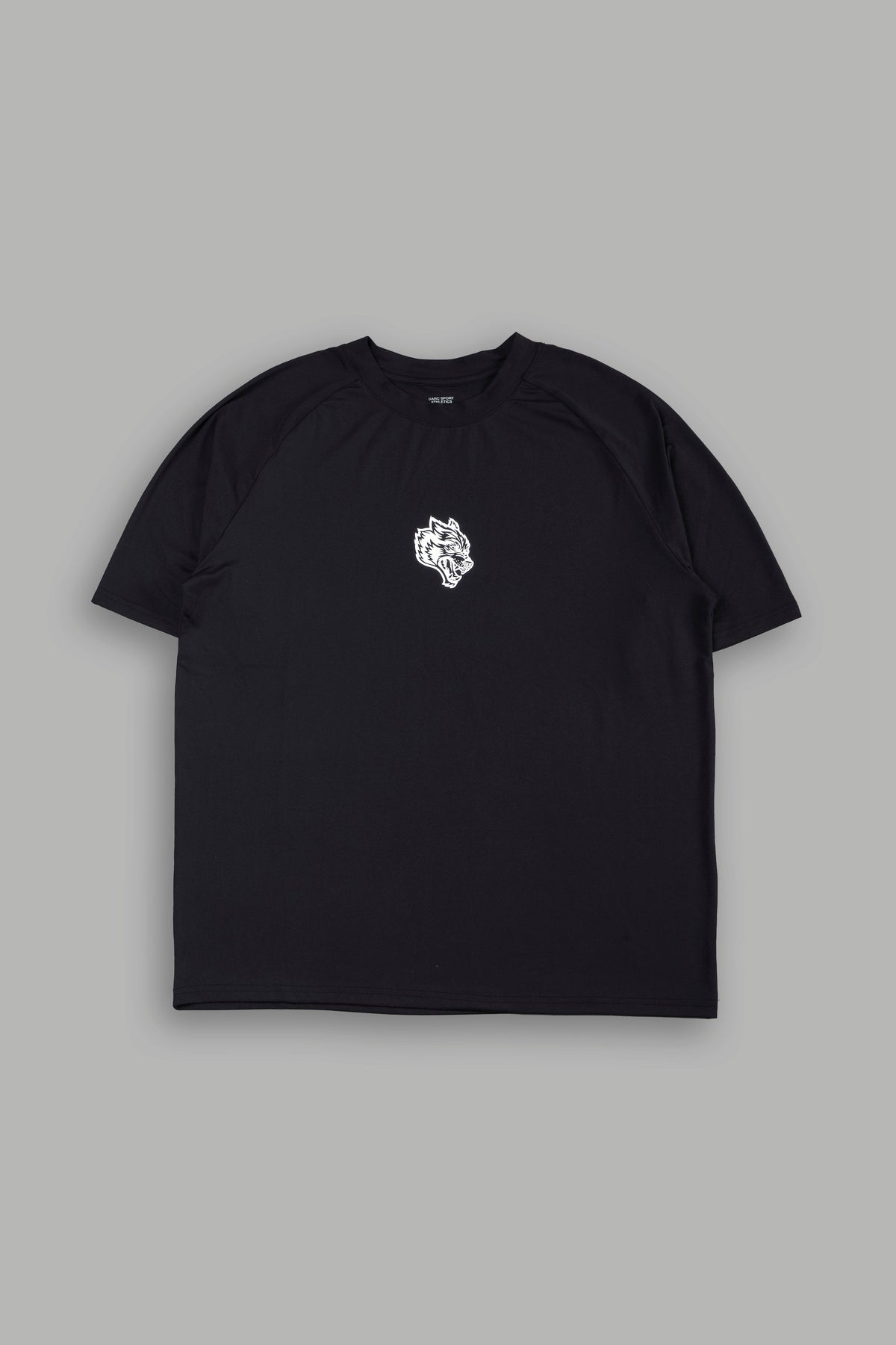 Wolves Pyramid V2 Dry Wolf Raglan Ss Tee In Black - imagem 1