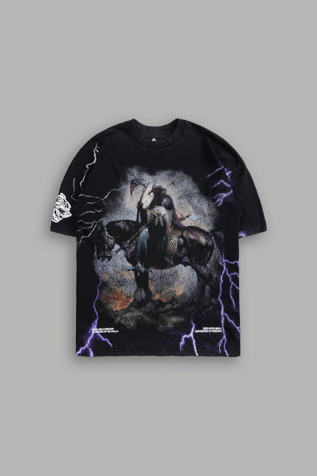 Elysium "Premium" Oversized Tee in Black — imagem 1