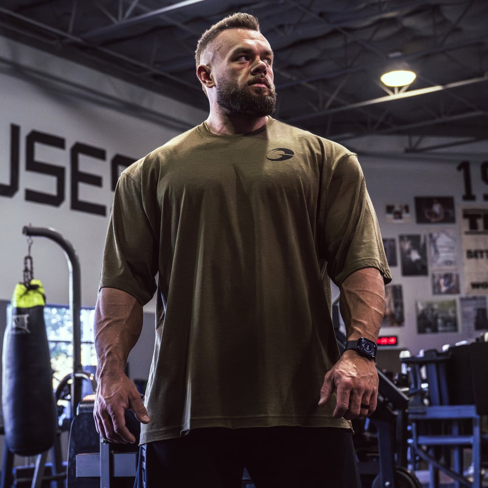 Division Iron Tee - Army Green Melange - imagem 2