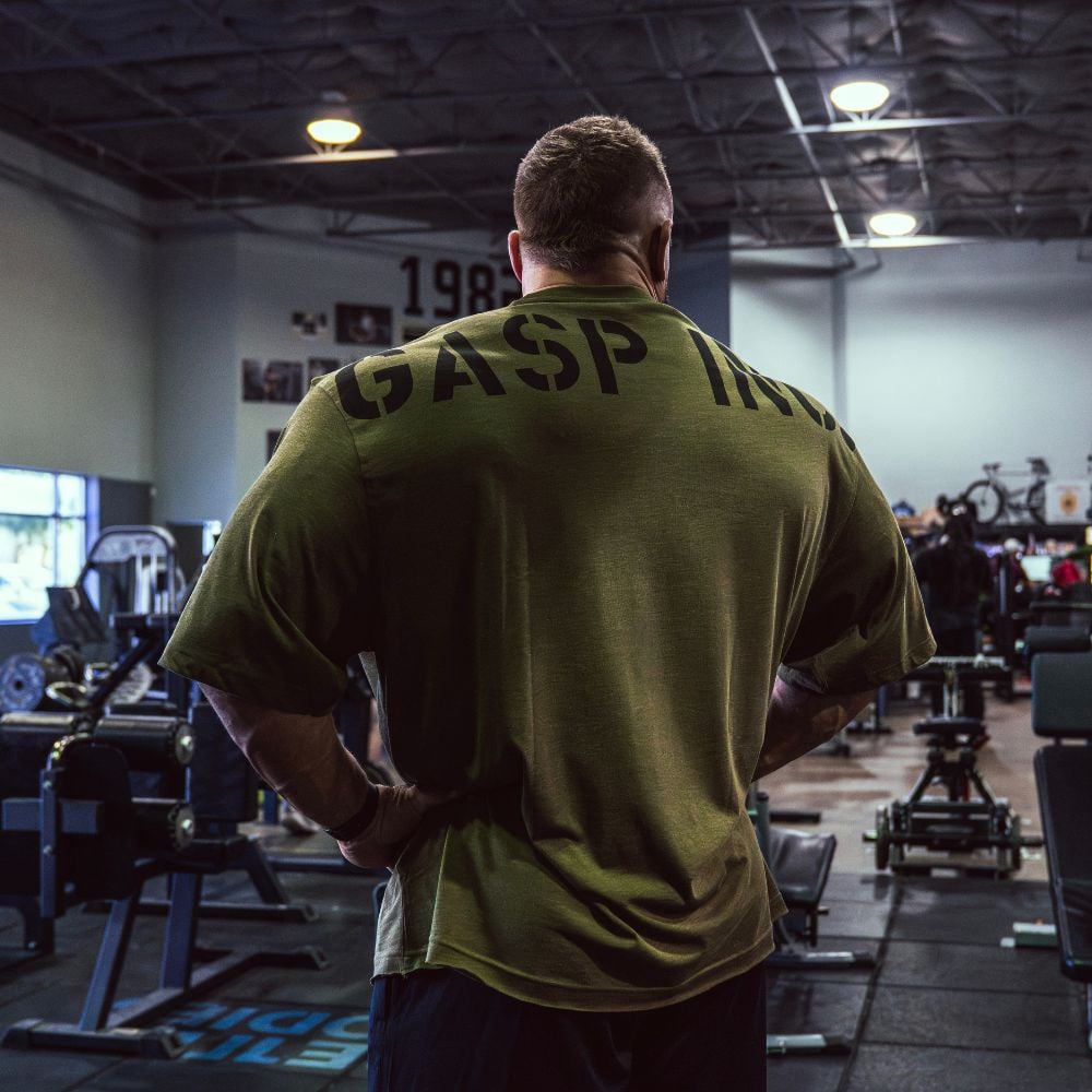 Division Iron Tee - Army Green Melange - imagem 1