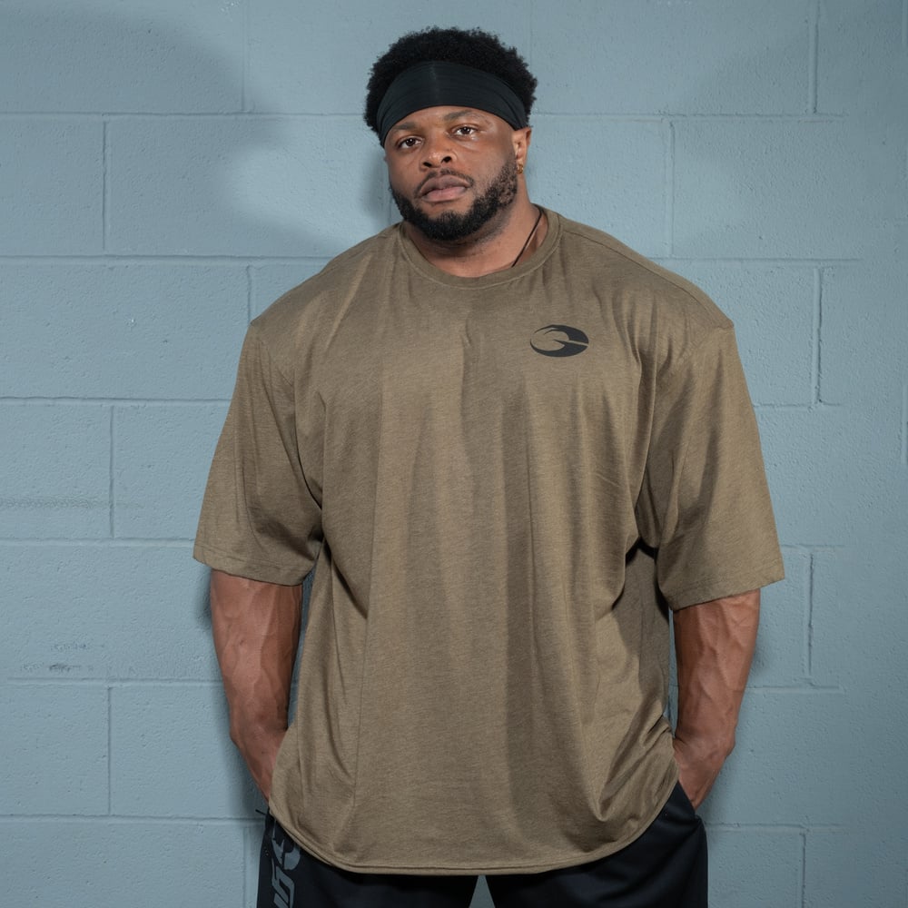 Division Iron Tee - Army Green Melange - imagem 6