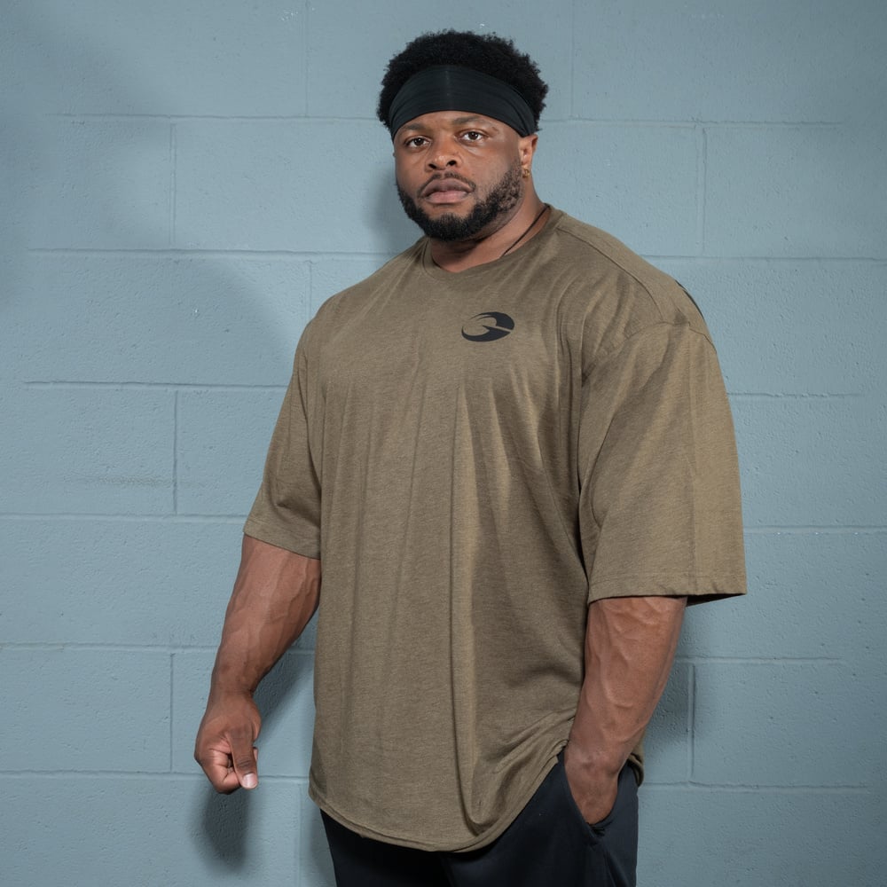 Division Iron Tee - Army Green Melange - imagem 7