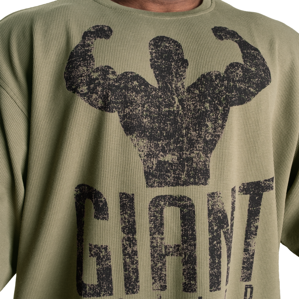 Giant Killer Iron Thermal Tee - Washed Green - imagem 5