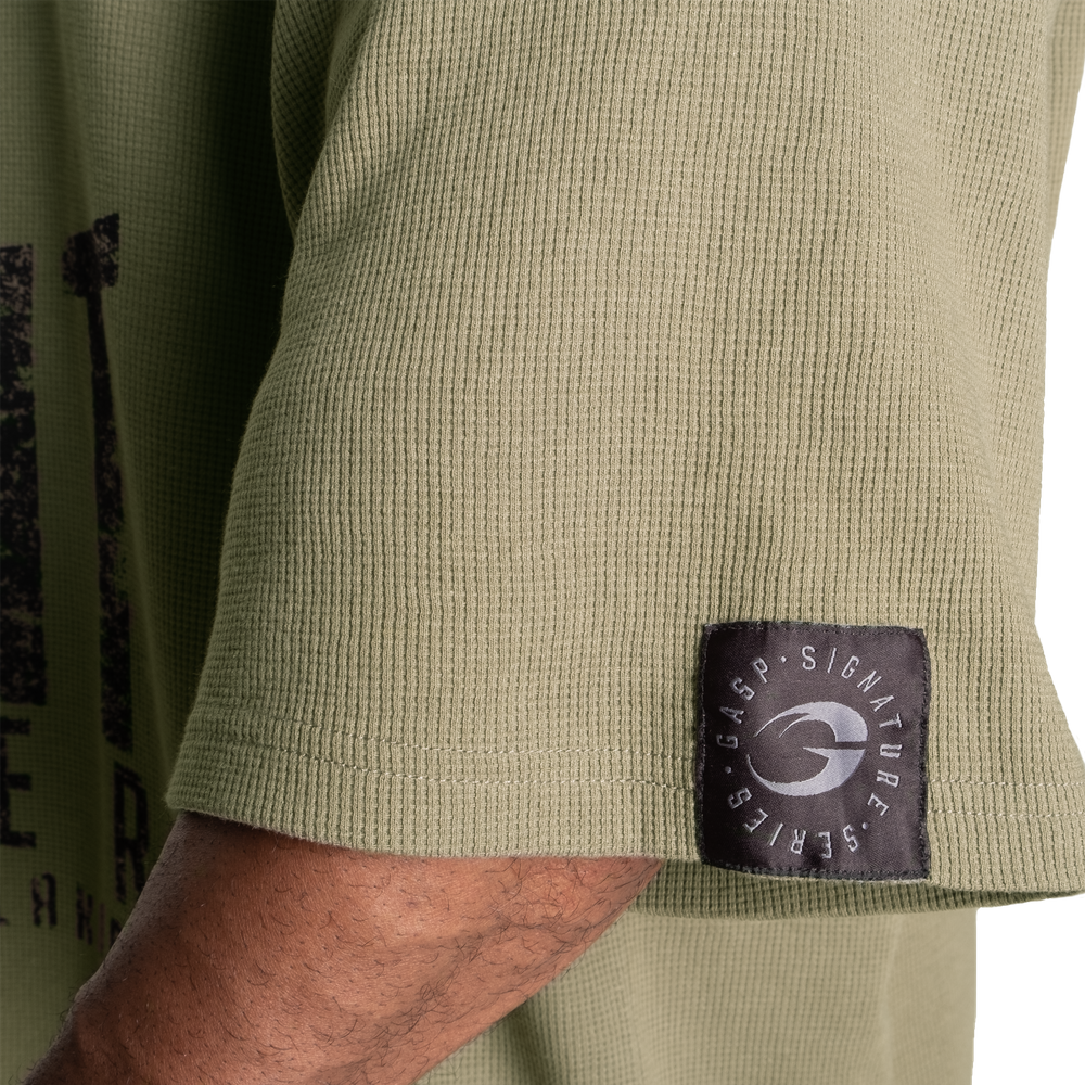 Giant Killer Iron Thermal Tee - Washed Green - imagem 7