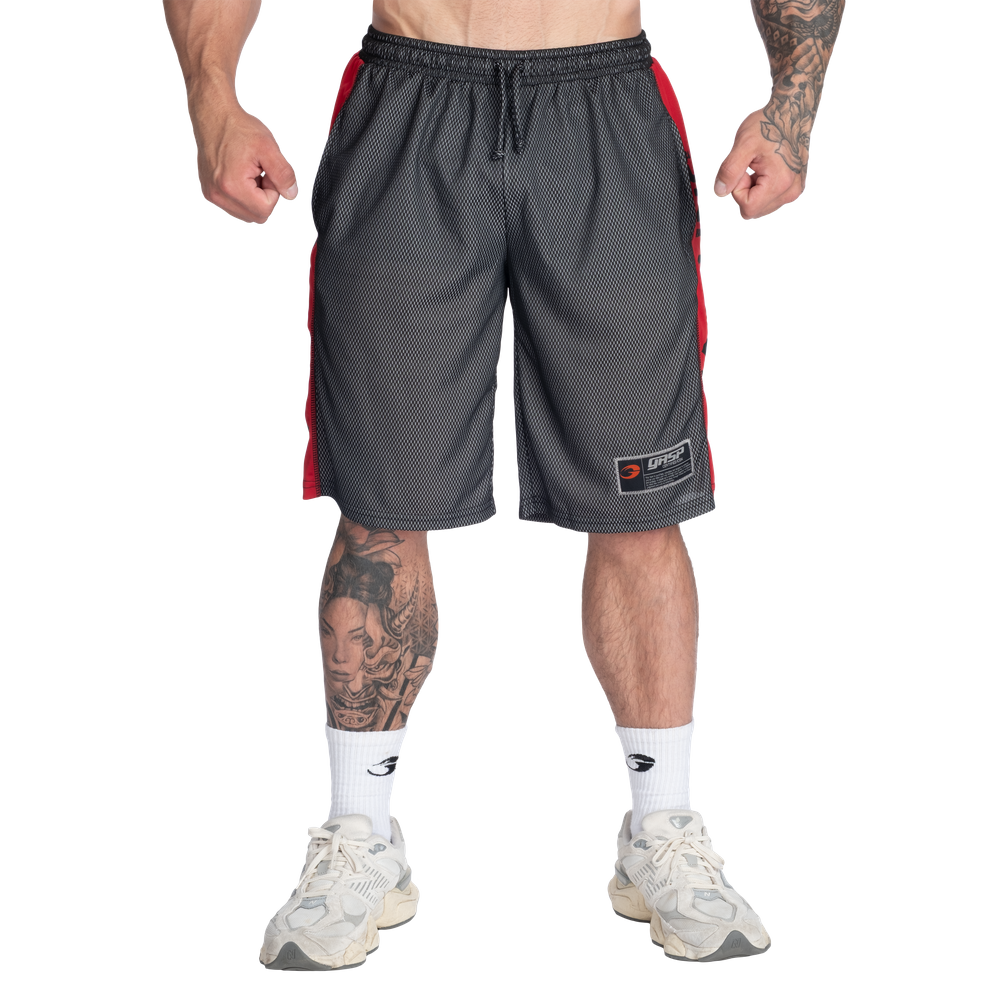 No1 Mesh Shorts 11.5” - Black/Red - imagem 3