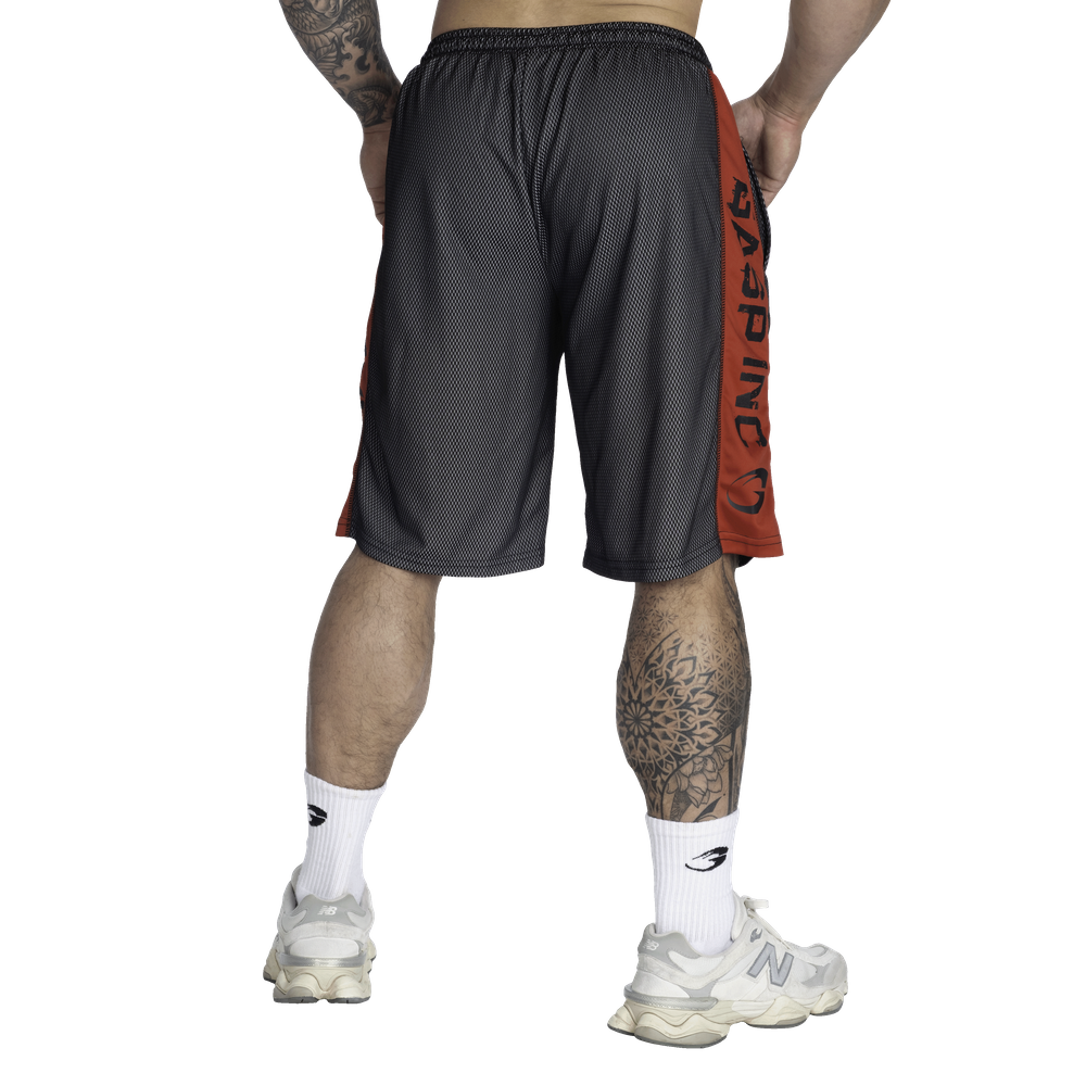 No1 Mesh Shorts 11.5” - Black/Red - imagem 2