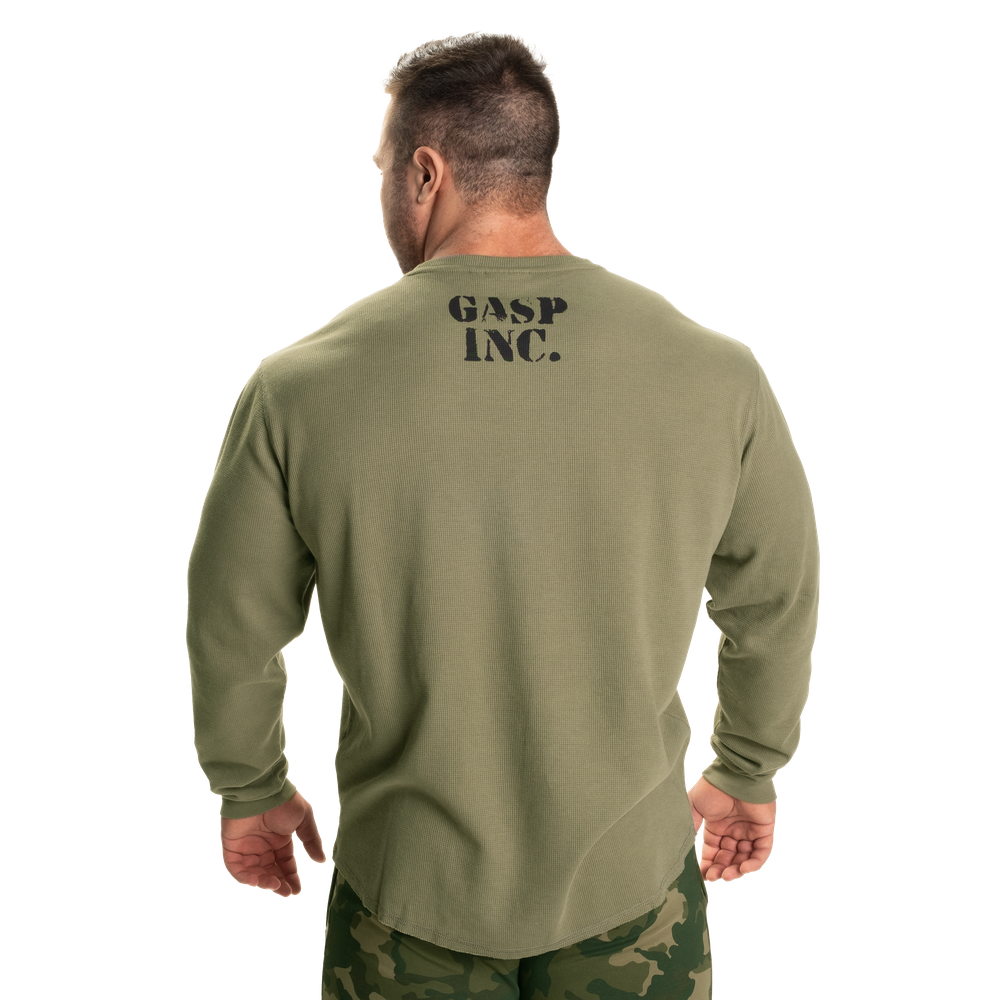 Thermal gym sweater - Washed Green - imagem 2