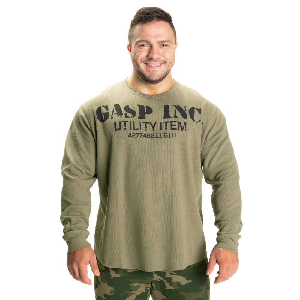 Thermal gym sweater - Washed Green - imagem 1