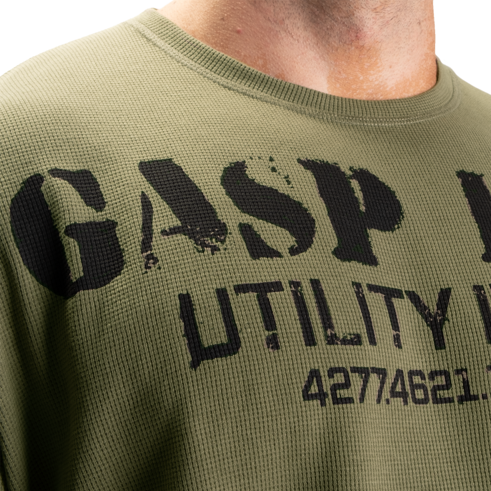 Thermal gym sweater - Washed Green - imagem 4