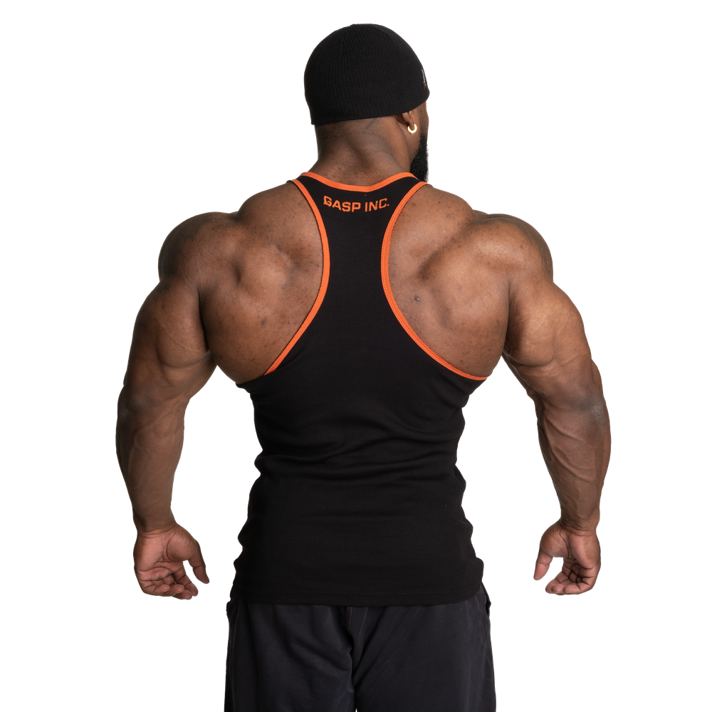 Ribbed T-back - Black/Flame - imagem 3