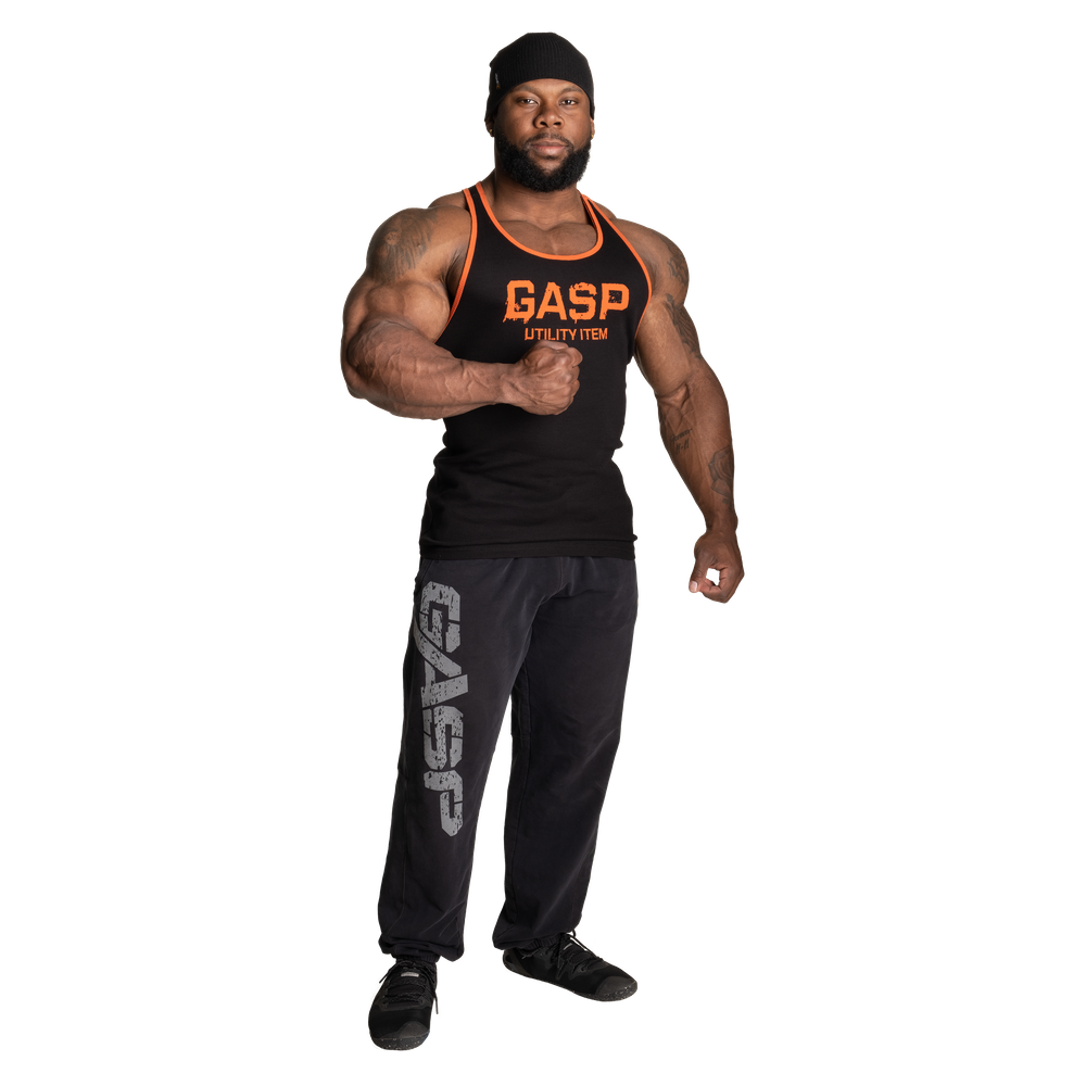 Ribbed T-back - Black/Flame - imagem 7