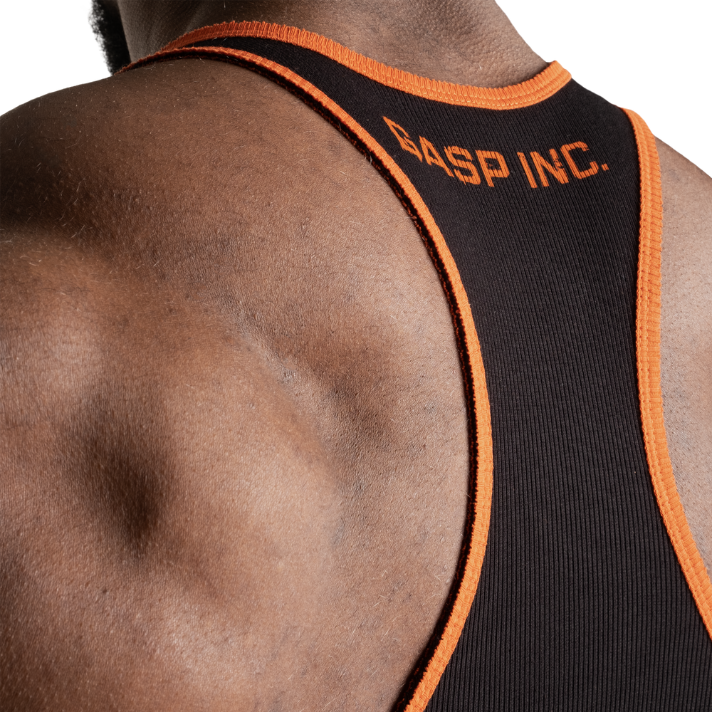 Ribbed T-back - Black/Flame - imagem 6