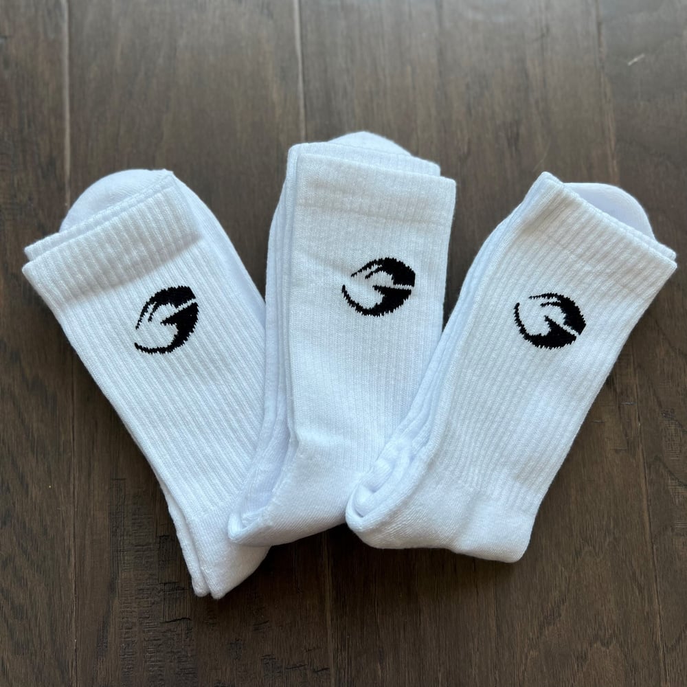 Gasp crew socks 3-pack - White - imagem 3