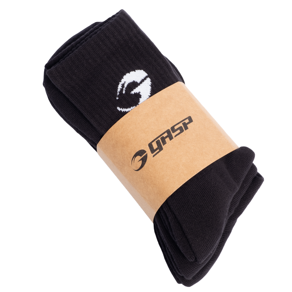 Gasp crew socks 3-p - Black - imagem 1