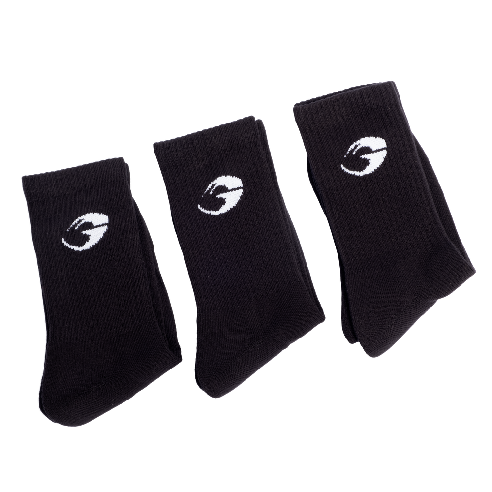 Gasp crew socks 3-p - Black - imagem 2