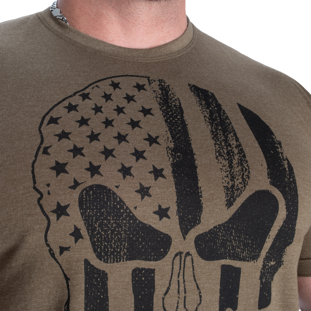 Skull Standard Tee - Army Green Melange - imagem 5