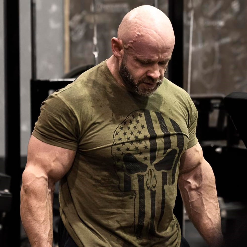 Skull Standard Tee - Army Green Melange - imagem 1