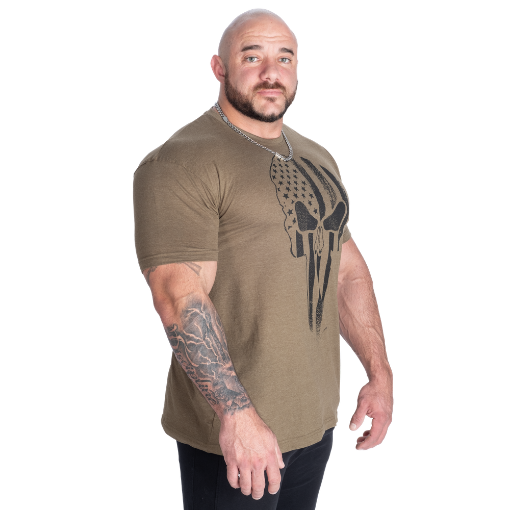 Skull Standard Tee - Army Green Melange - imagem 4