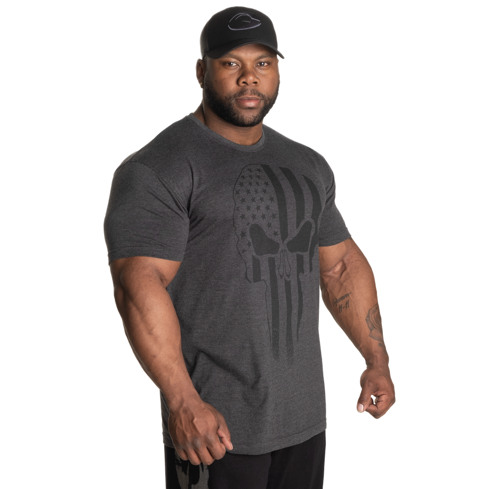 Skull standard tee - Dark Grey Melange - imagem 3