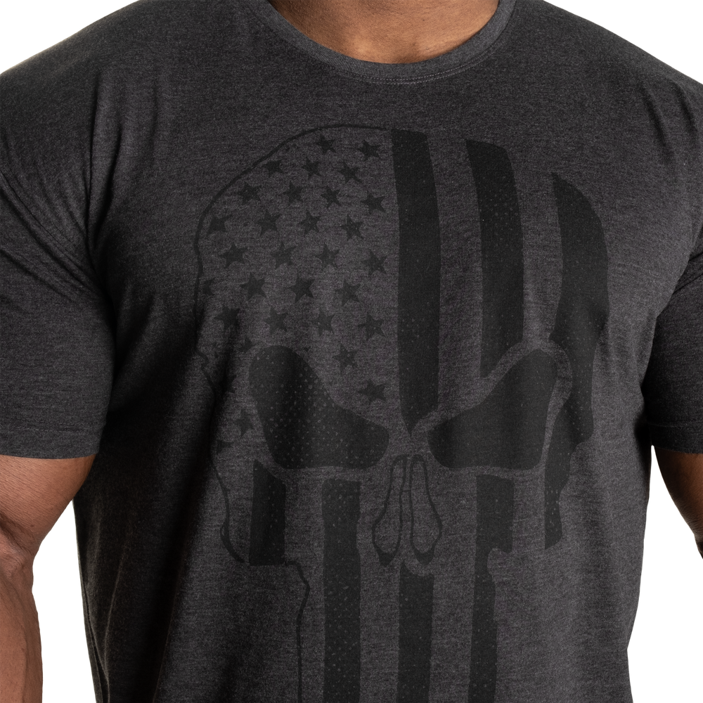 Skull standard tee - Dark Grey Melange - imagem 4