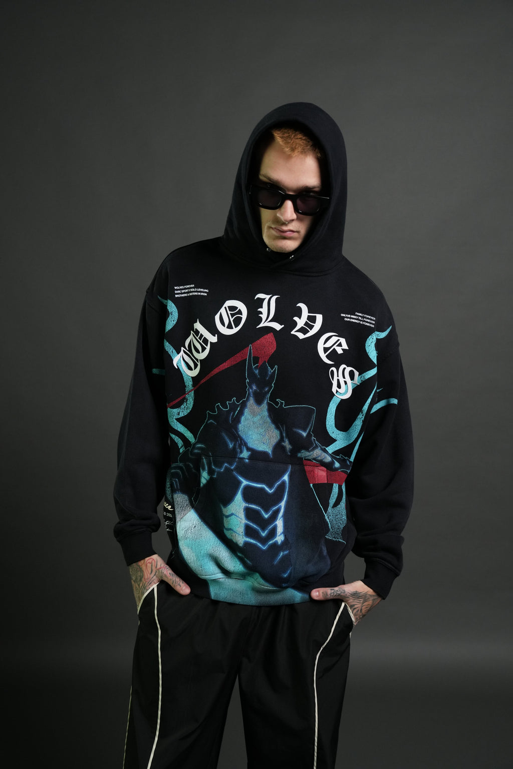 Igris Ascends "Pierce" Hoodie in Black Sun Fade - imagem 4
