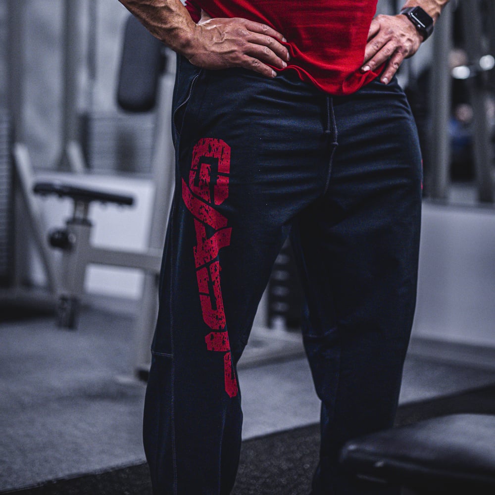Vintage Sweatpants - Black/Red - imagem 1