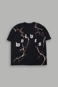 Lightning Frvr Premium Oversized Tee in Black - imagem 1