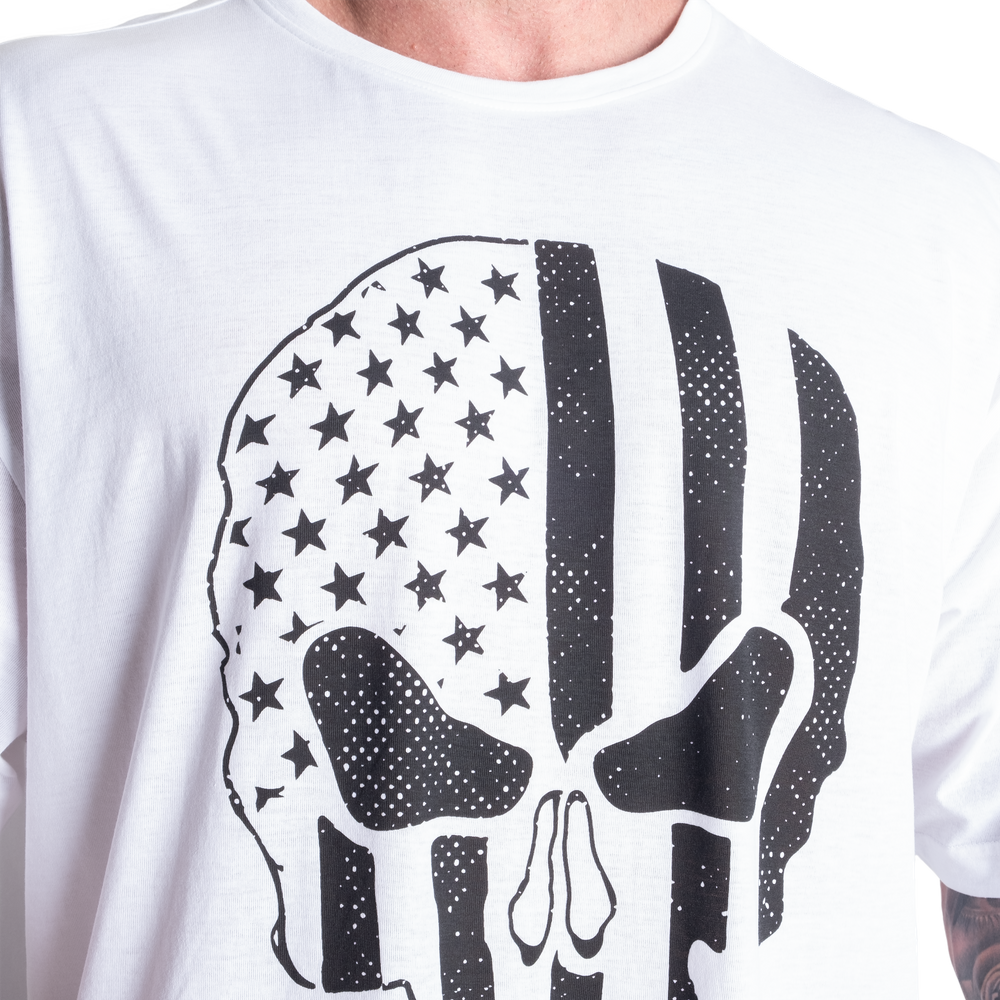 Skull Division Iron Tee - White - imagem 4