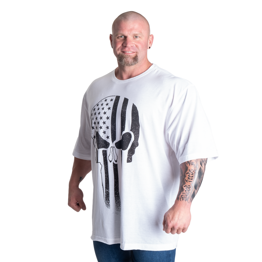 Skull Division Iron Tee - White - imagem 3